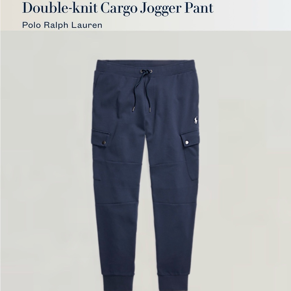 Polo by Ralph Lauren Men's Sweatpants - Yellow, Gray, Navy - Picture 4 of 4